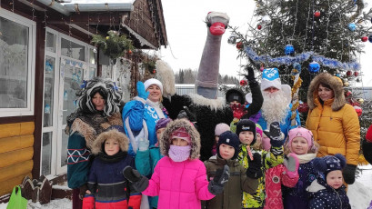 в гостях у страусов